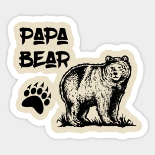 Papa Bear Sticker